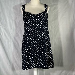 Abercrombie & Fitch Navy Polka Dot Mini Dress